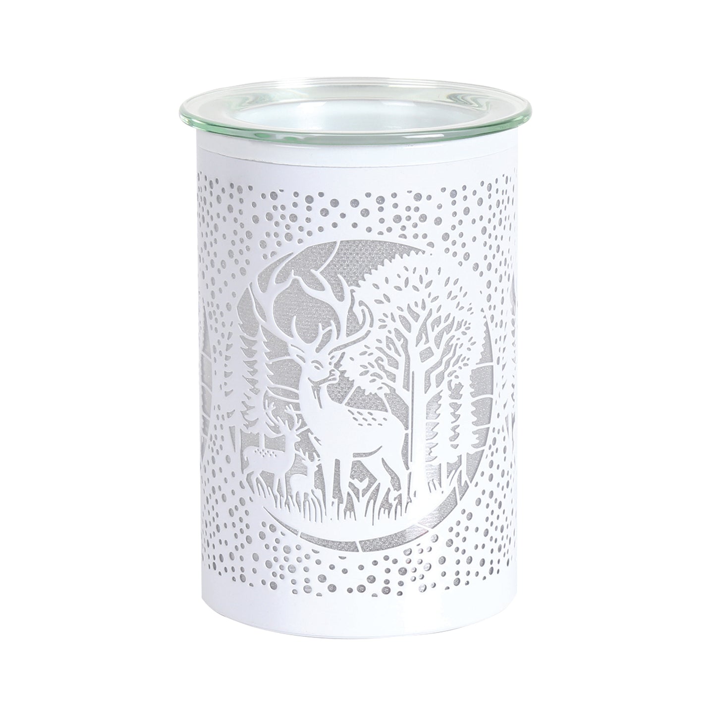 LED Deer/Stag Oil Burner / Wax Melter - White
