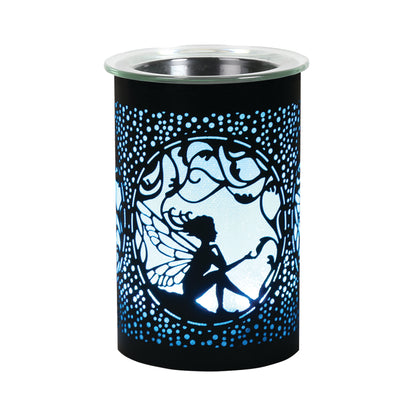 LED Sitting Fairy Oil Burner / Wax Melter - Black