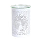 LED Sitting Fairy Oil Burner / Wax Melter - White