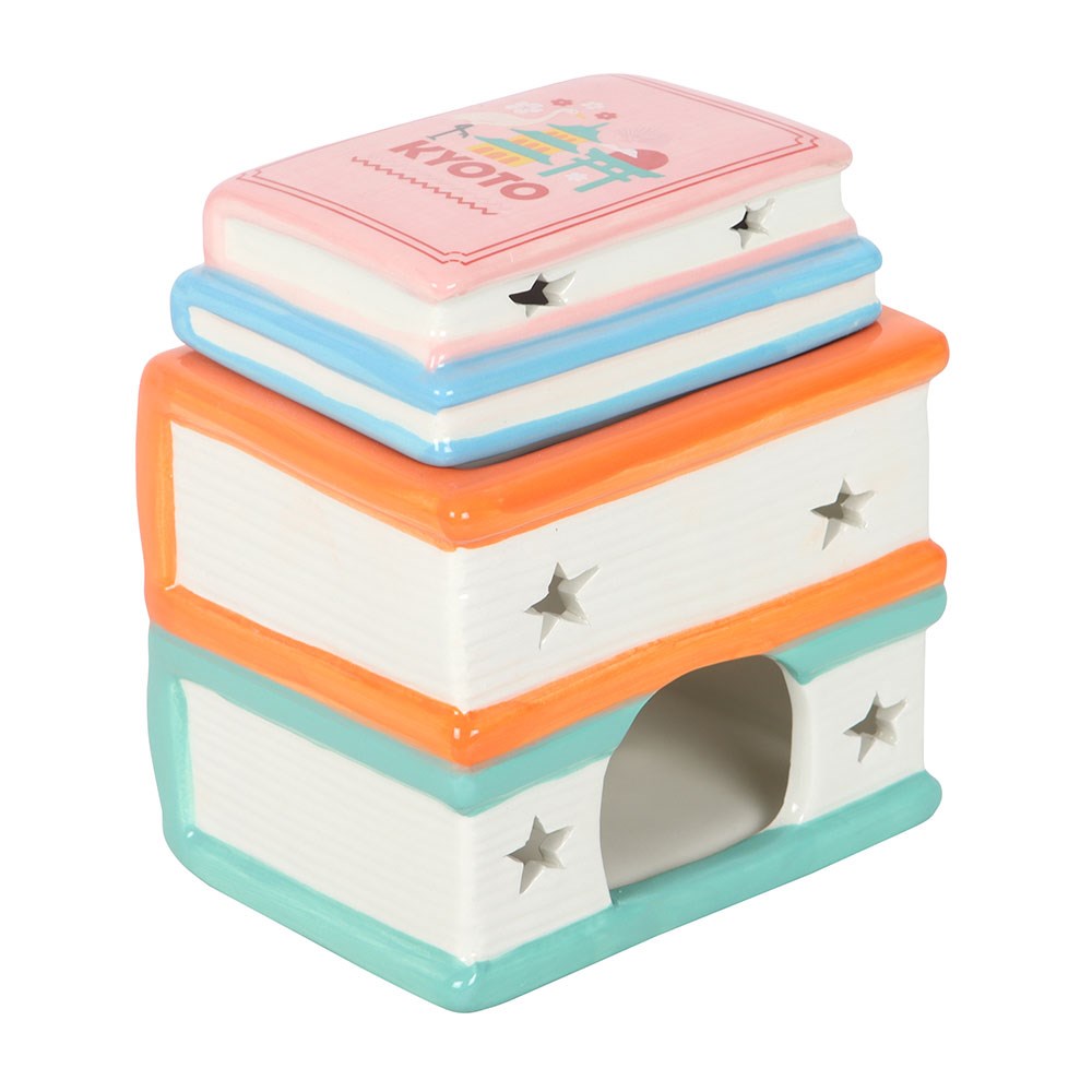 Travel Book Stack Oil Burner and Wax Warmer