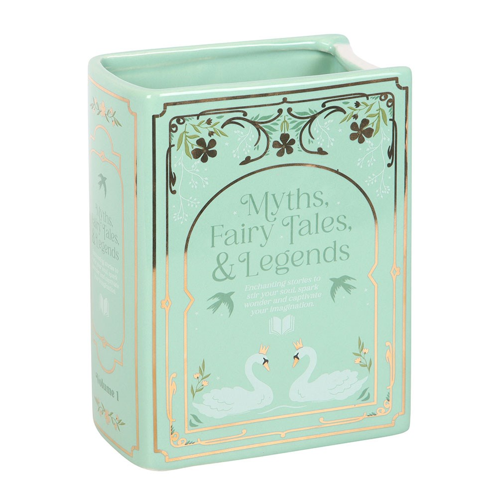 Fairytale Collection - Ceramic Book Shaped Vase