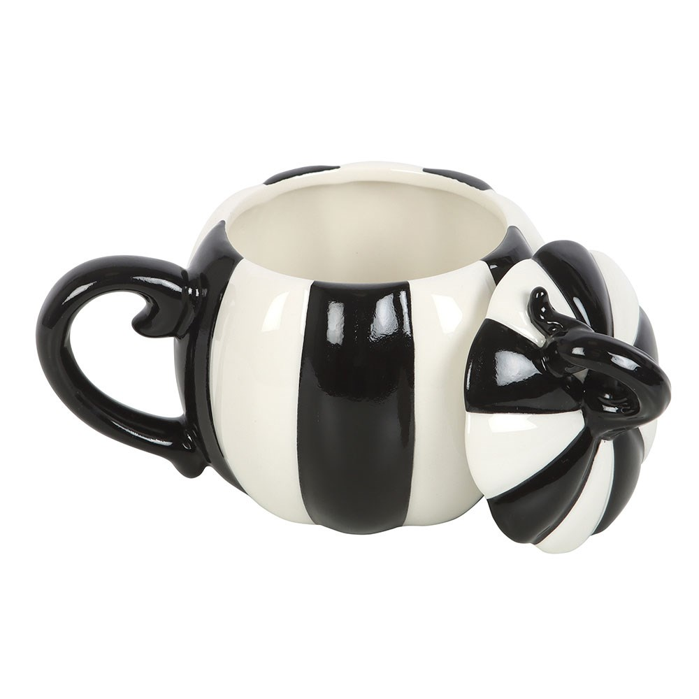 Black & White Pumpkin Mug