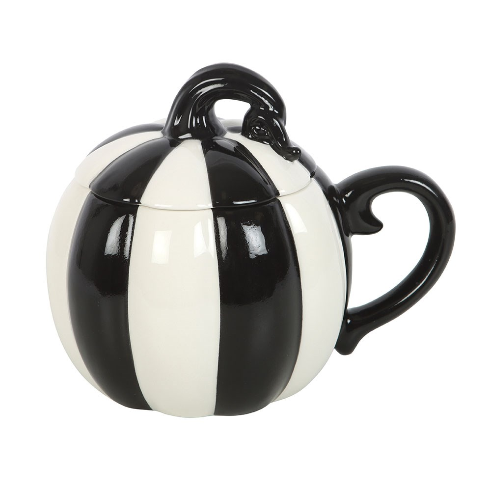 Black & White Pumpkin Mug