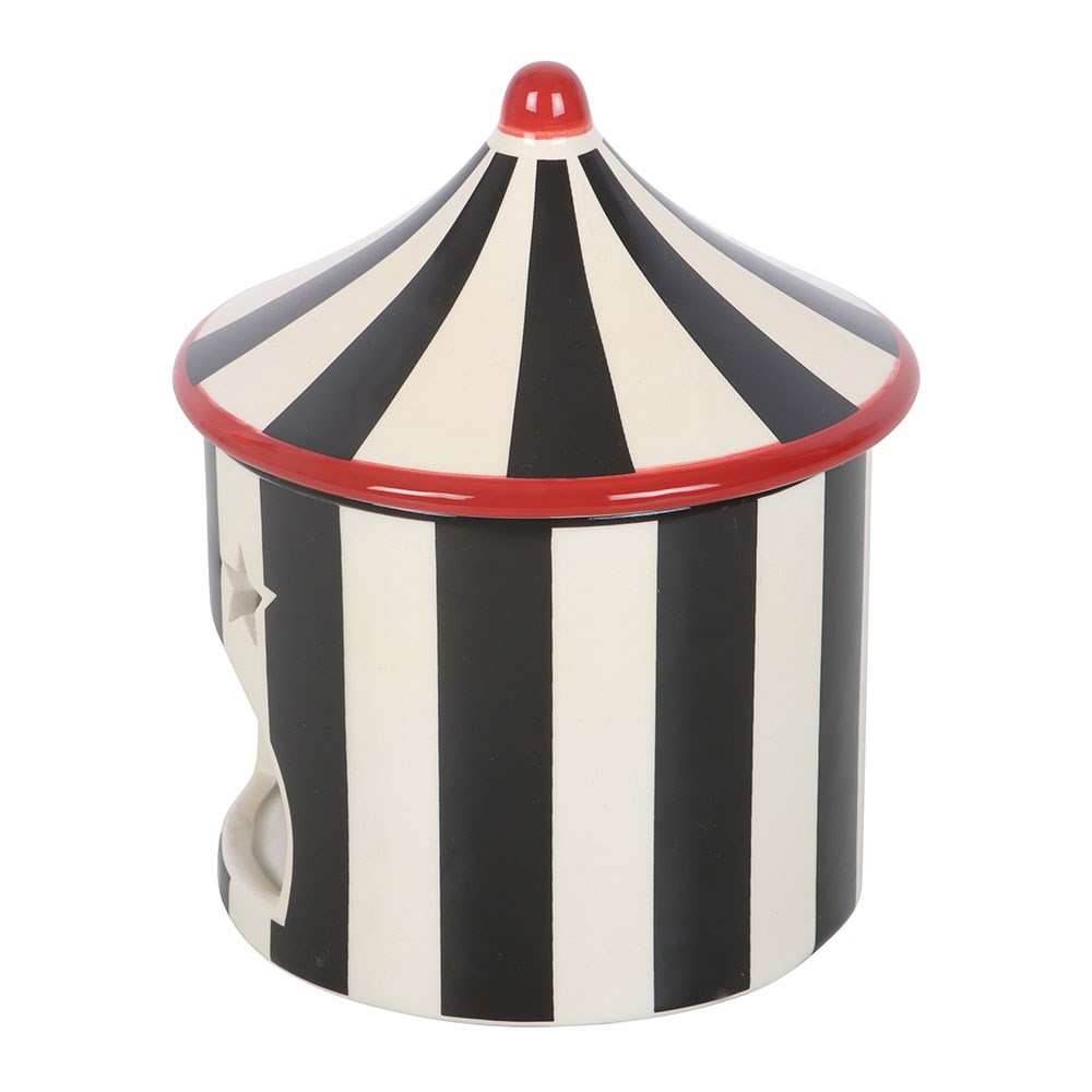 Black Stripe Circus Tent  - Oil Burner/Wax Melter