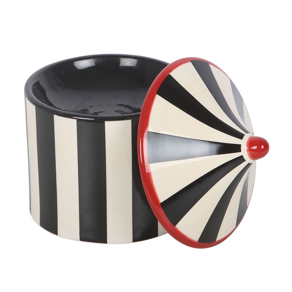 Black Stripe Circus Tent  - Oil Burner/Wax Melter