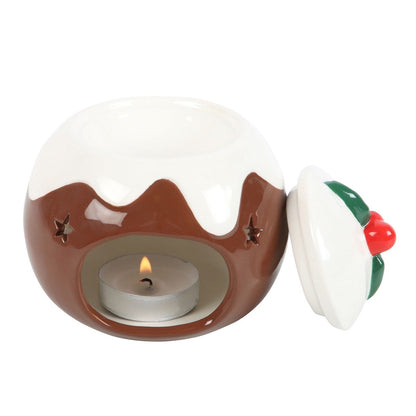 CHRISTMAS Pudding Oil Burner/Wax Melter