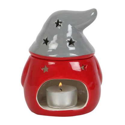 CHRISTMAS Gonk Oil Burner/Wax Melter - Red & Grey