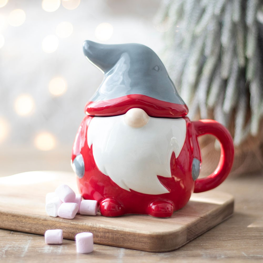 Red and Grey Gonk Mug