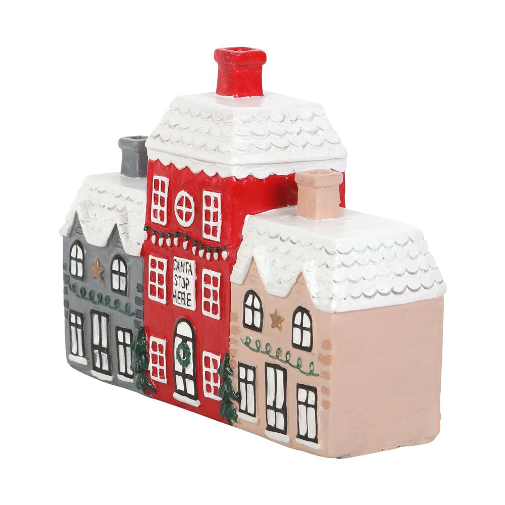 Christmas Village Incense Cone Burner