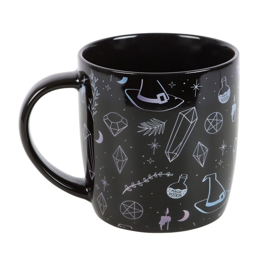 Crystal Witch Print Ceramic Mug