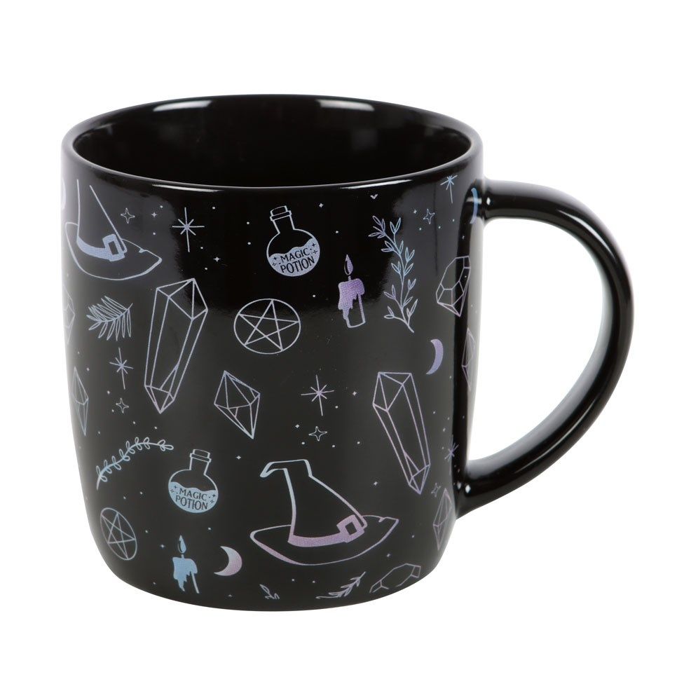Crystal Witch Print Ceramic Mug