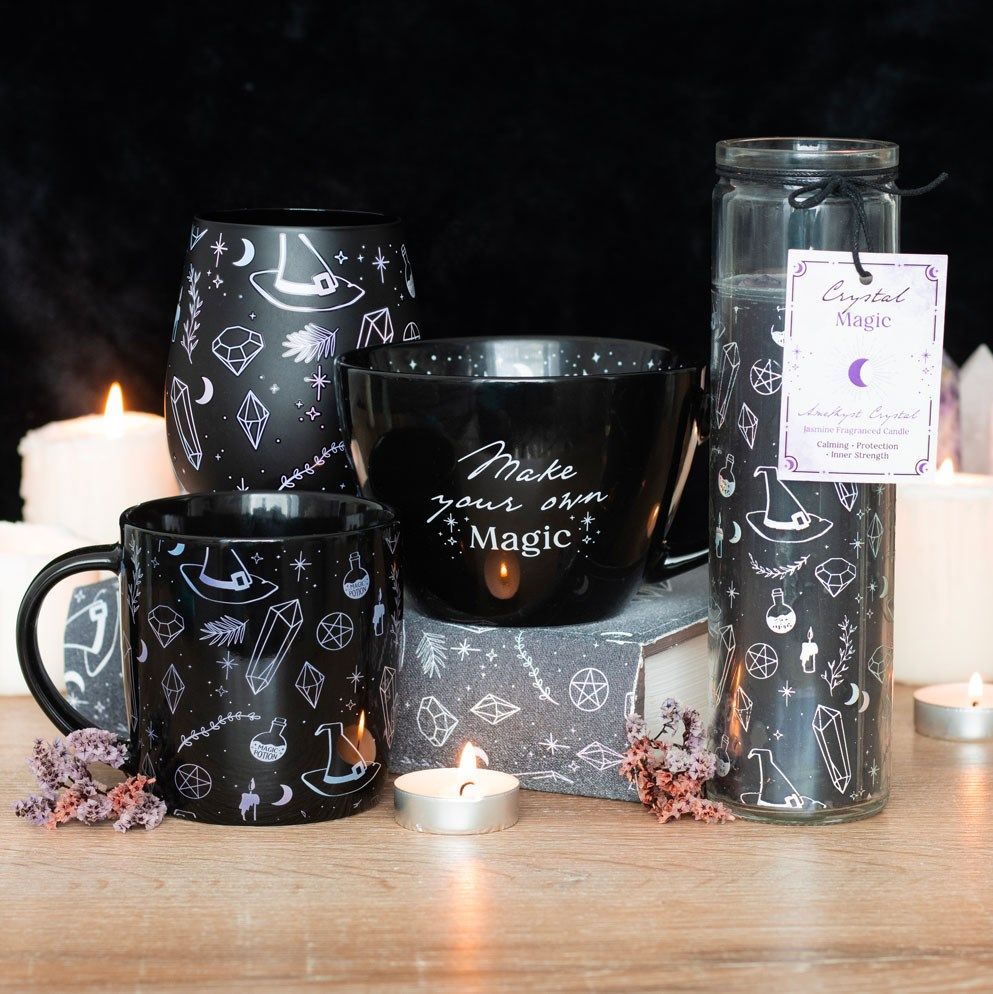 Crystal Witch Print Ceramic Mug