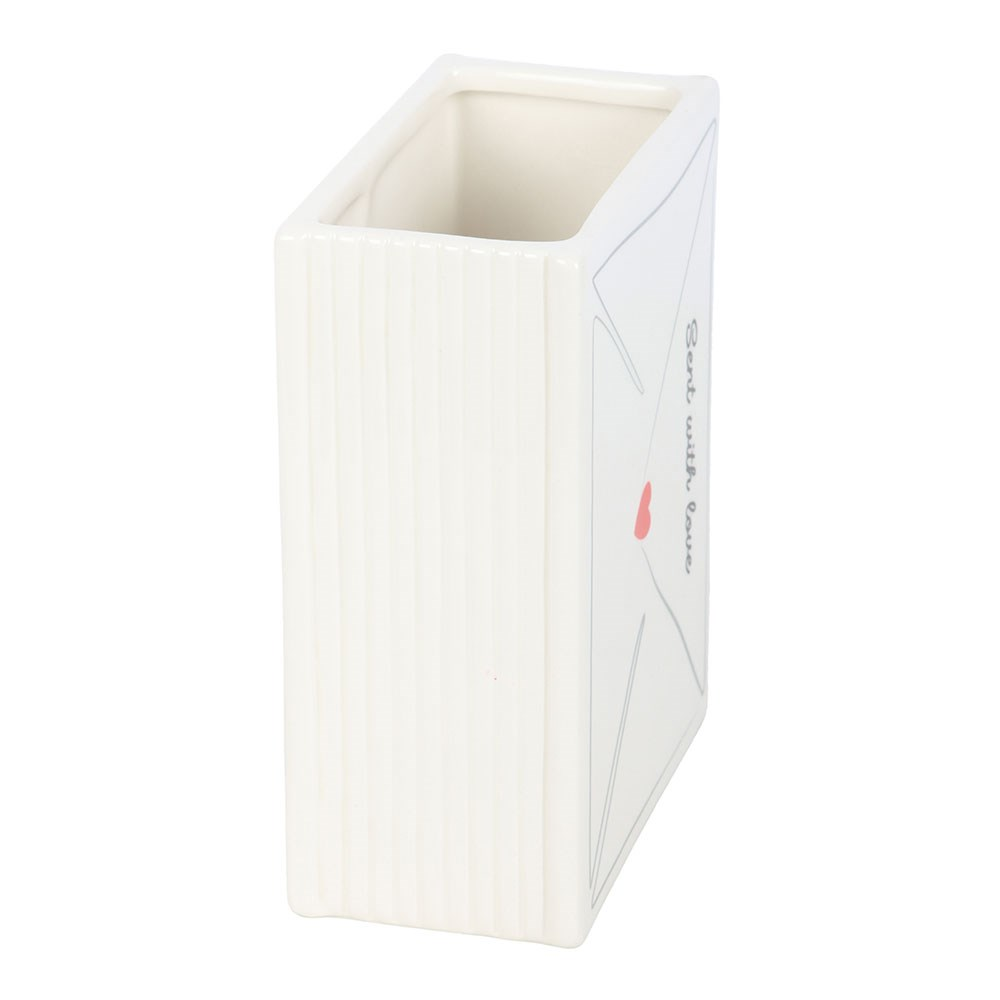 Love Letter - Ceramic Book Shaped Vase