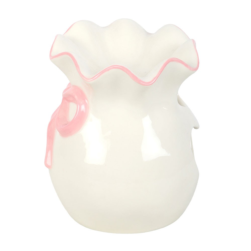 Love White and Pink Bow  - Oil Burner/Wax Melter
