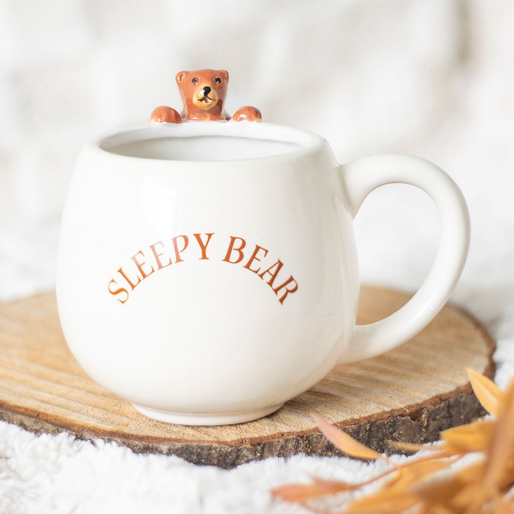Sleepy Bear Ceramic Mug
