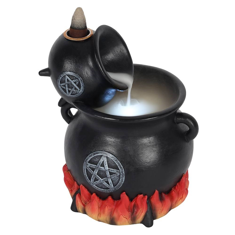 Halloween BackFlow Incense Cone Burners - Pouring Cauldrons
