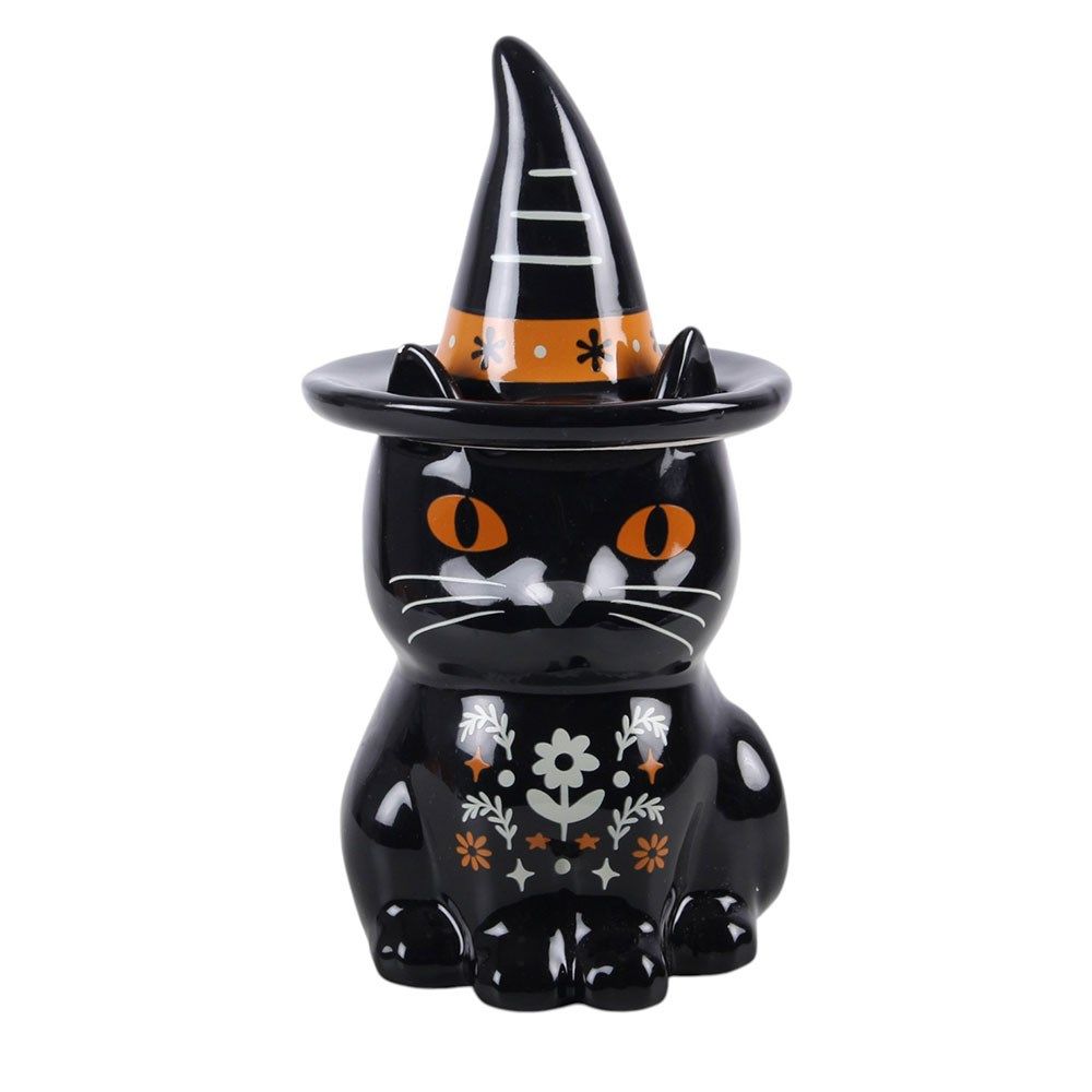 Frightful Folk Black Cat -  Oil Burner / Wax Melter