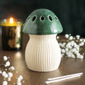 Green Mushroom Oil Burner Wax Melter / Oil Burner