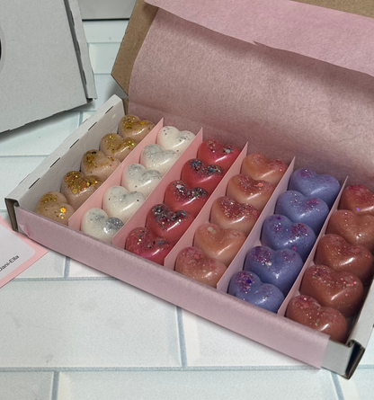 30 Heart LUXURY WAX MELT Selection Box