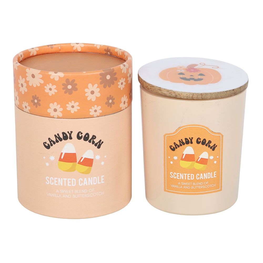 Candy Corn Vanilla & Butterscotch Boxed Candle
