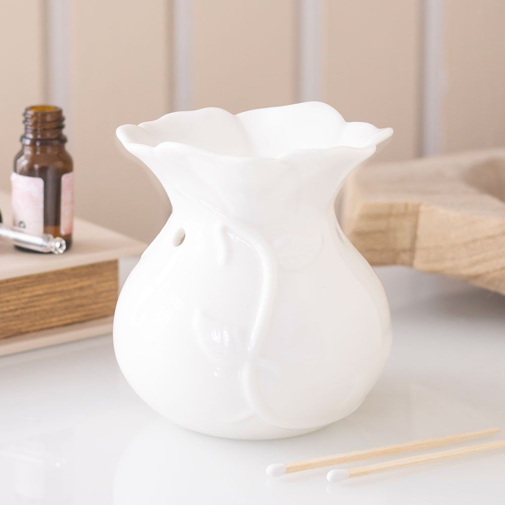 White Rose -  Oil Burner / Wax Melter