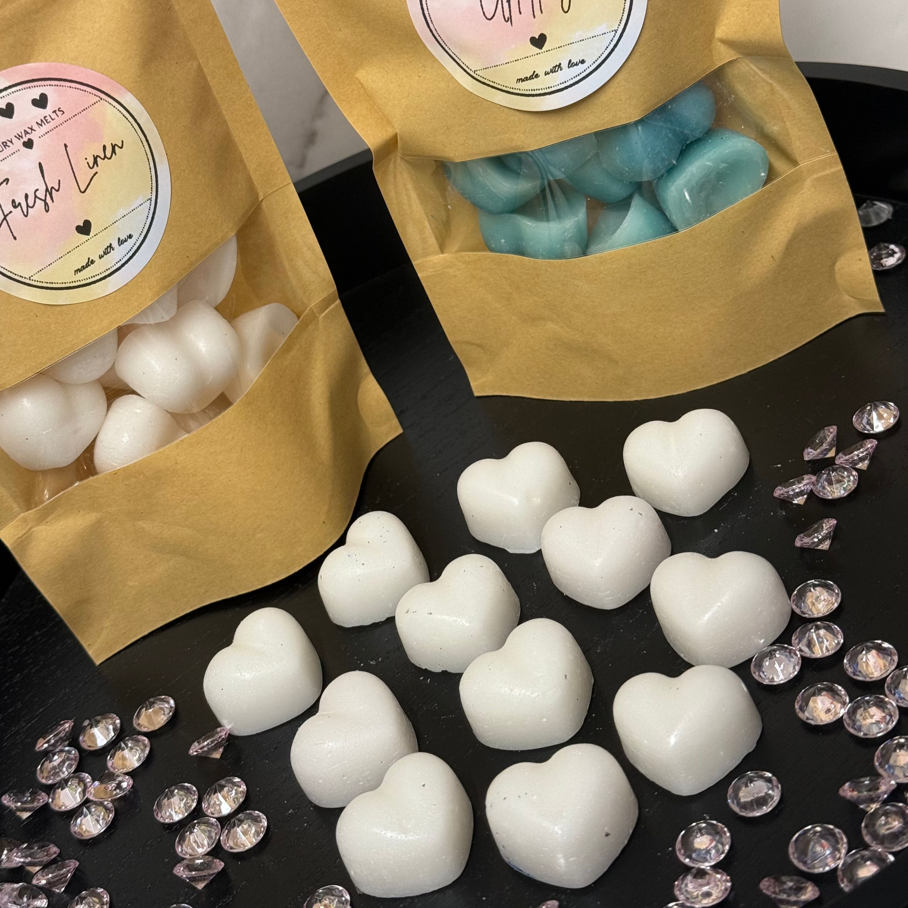 Luxury Wax Melt Hearts - Pack of 12