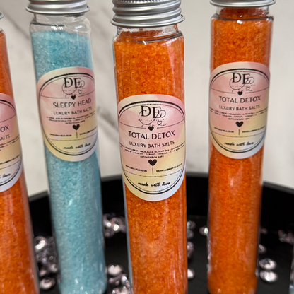 Bath & Body Luxury Bath Salts Tube Duo - Total Detox & Sleepy Head