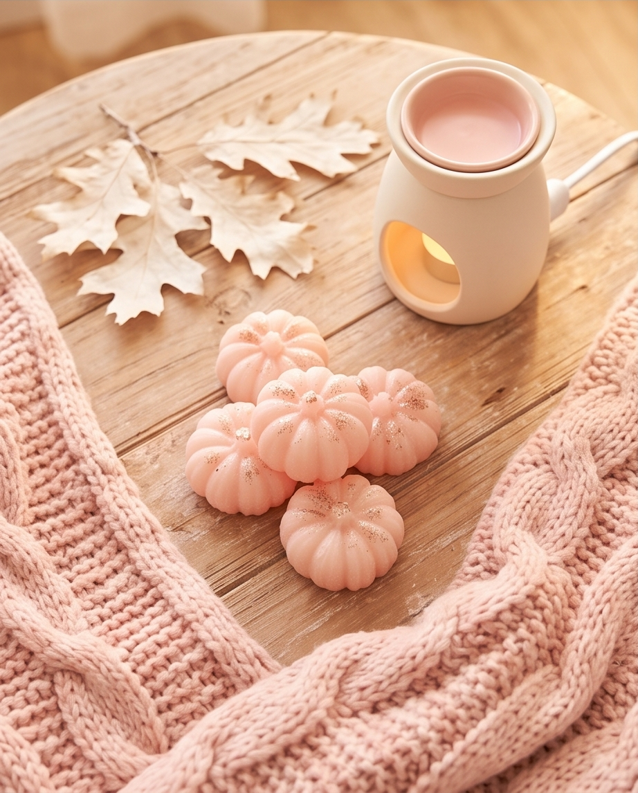 Round Chunky Pumpkin Luxury Wax Melts - Halloween Collection
