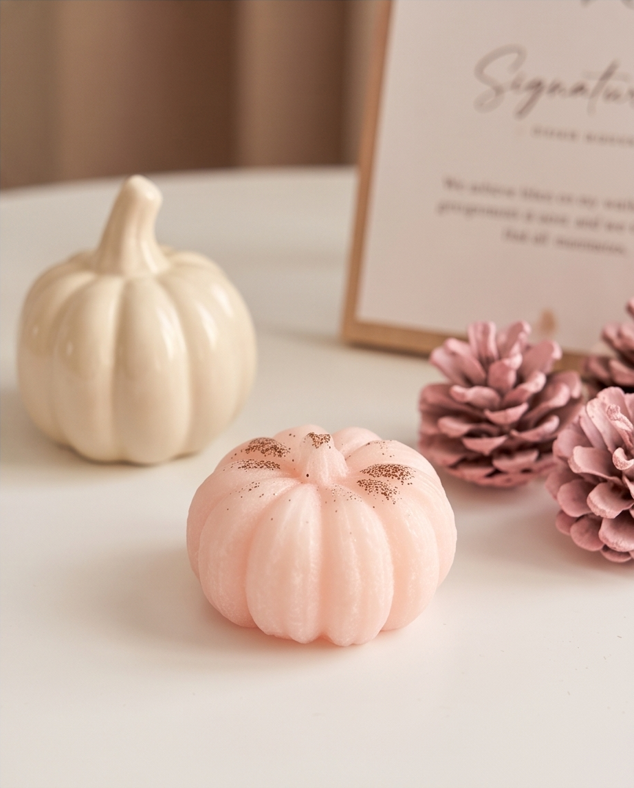 Round Chunky Pumpkin Luxury Wax Melts - Halloween Collection