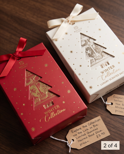 Baltus Christmas Collection - Scented Sachets and Mini Reed Diffusers