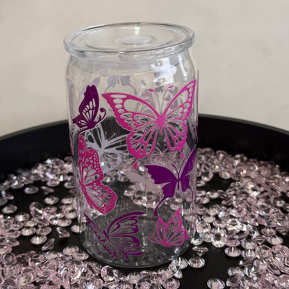 16oz Libby Plastic Cold Cup with Straw