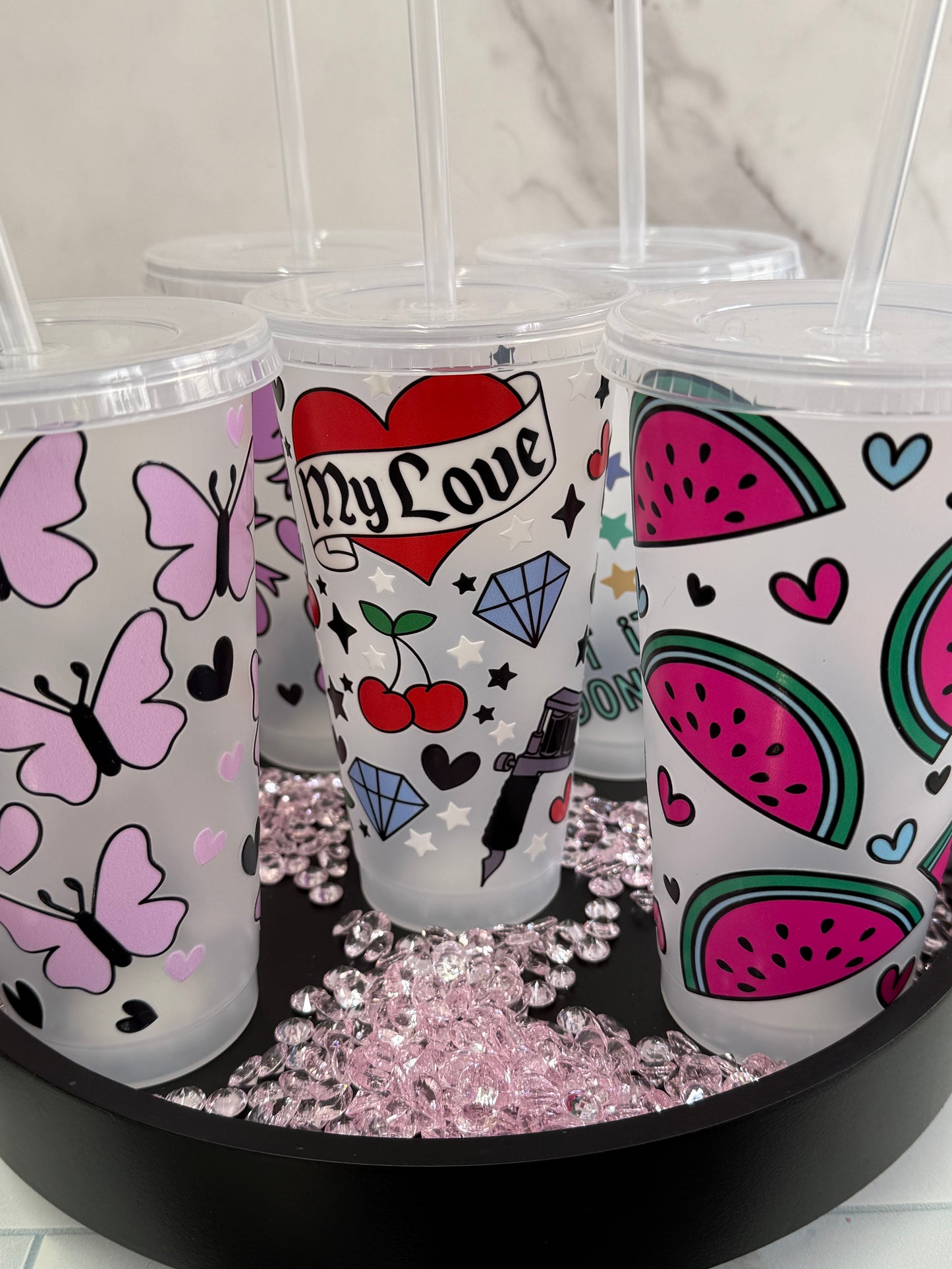 24oz Frosted Cold Cups