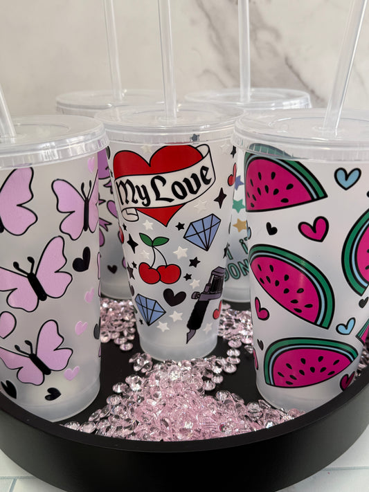 24oz Frosted Cold Cups