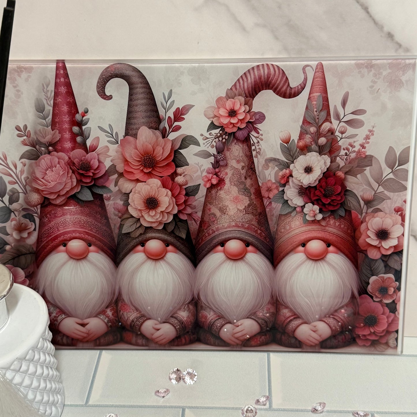 8X11 Glass Chopping Board - Plain Finish