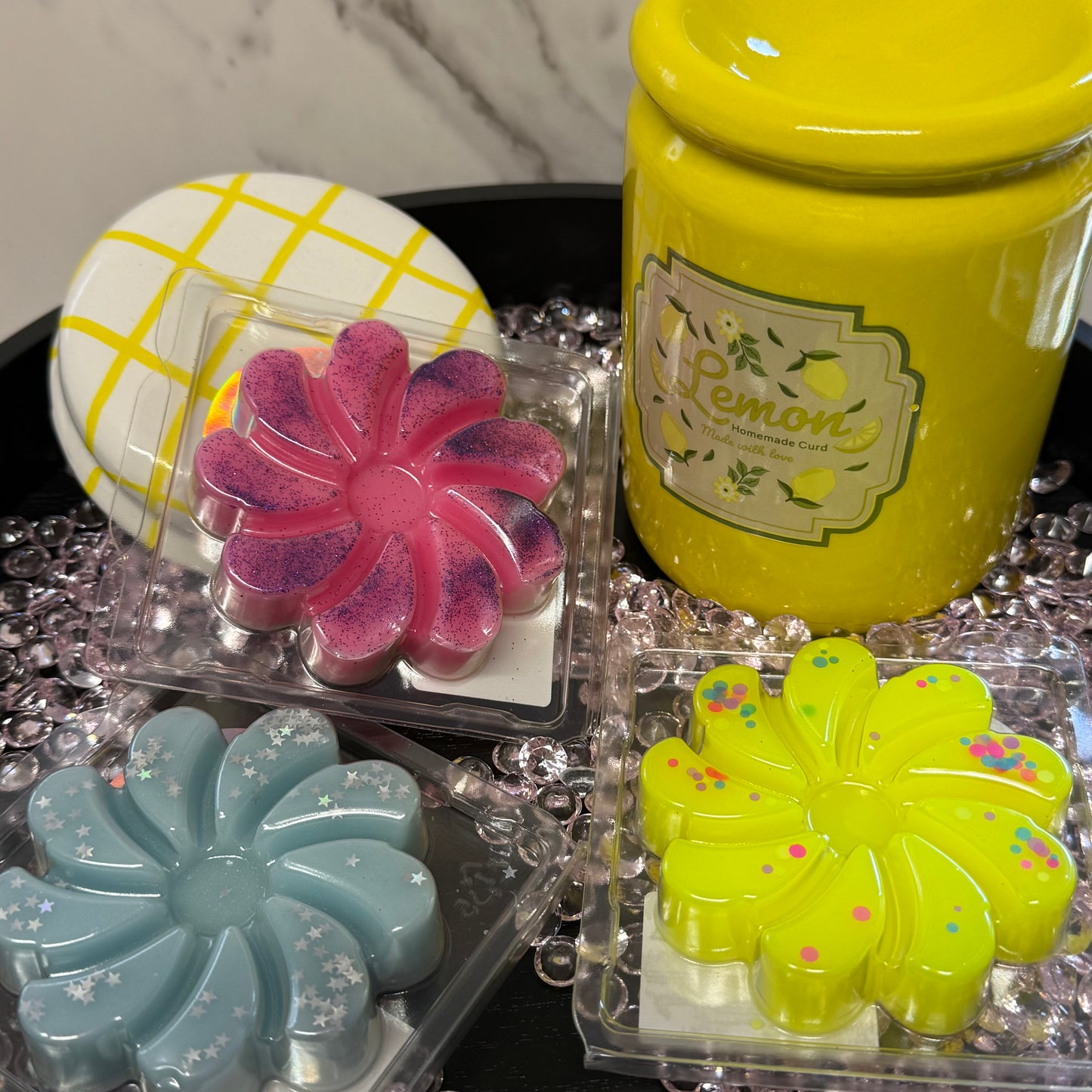 Flower Swirl Luxury Wax Melt Snaps