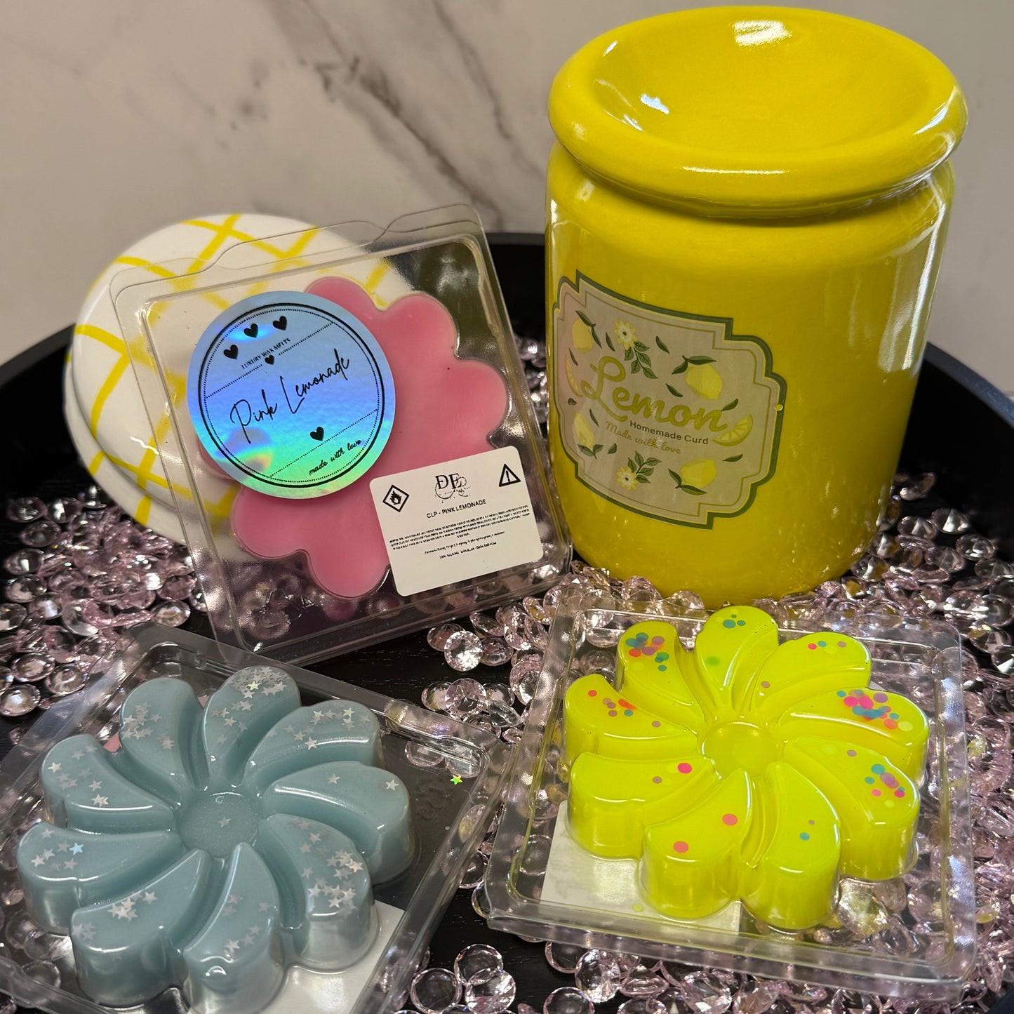 Flower Swirl Luxury Wax Melt Snaps
