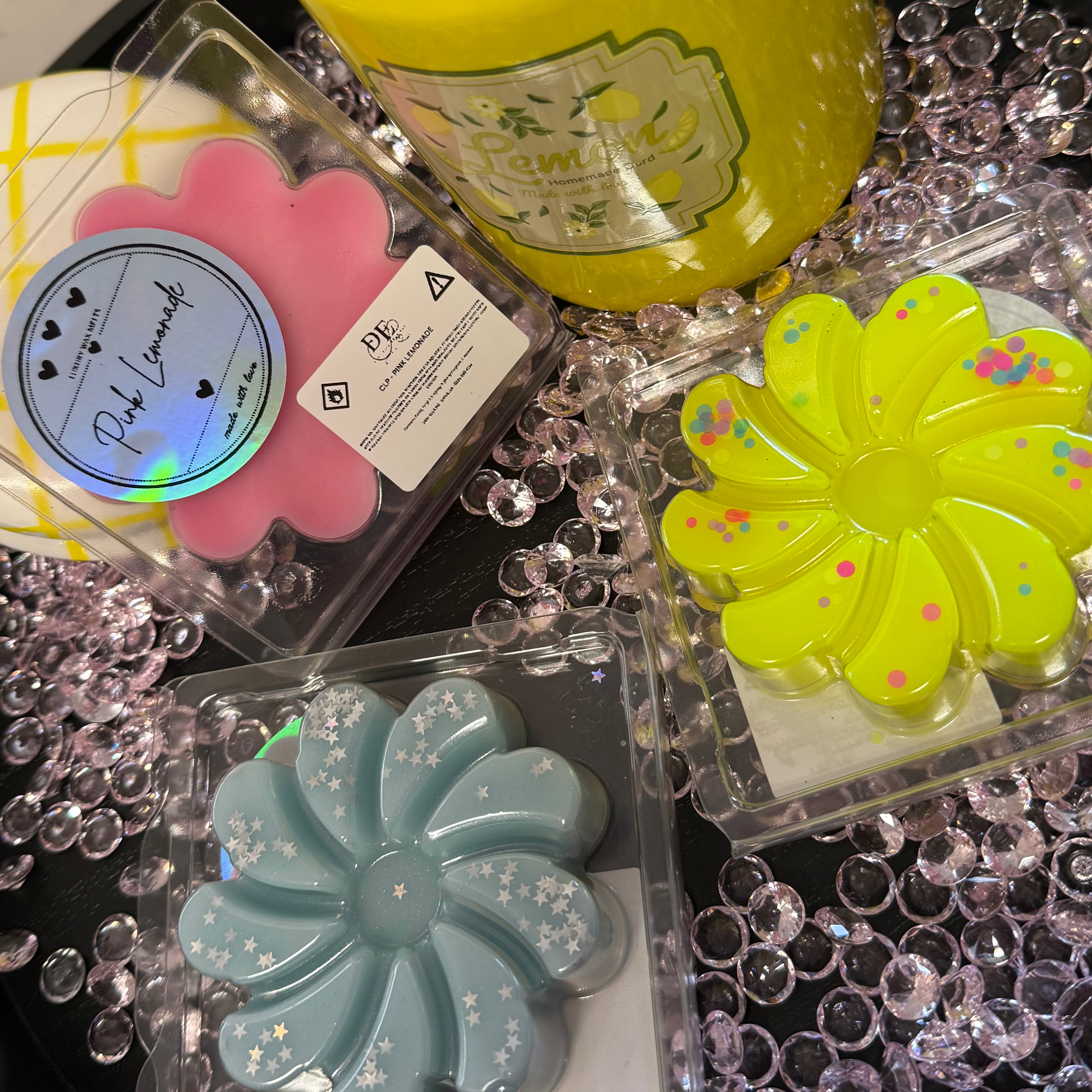Flower Swirl Luxury Wax Melt Snaps
