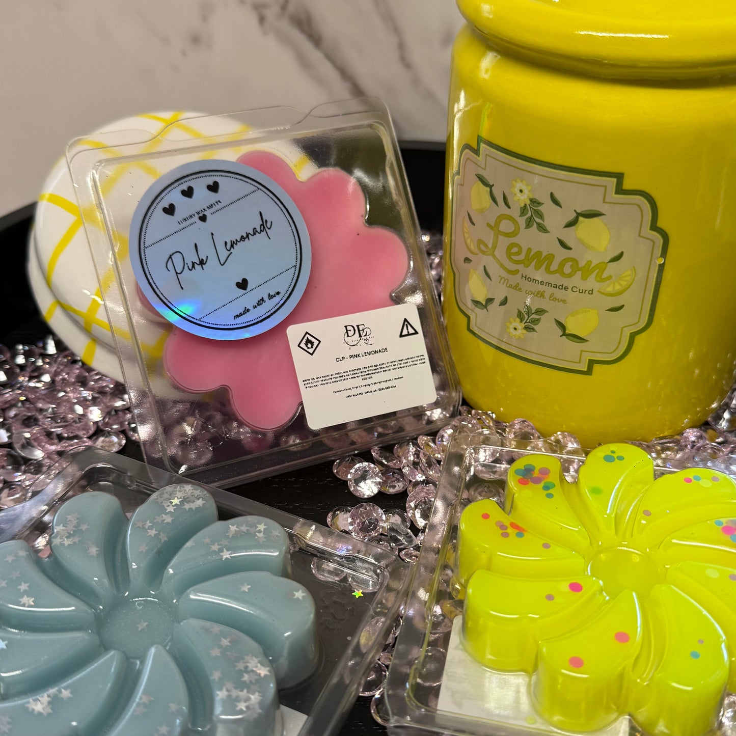 Flower Swirl Luxury Wax Melt Snaps