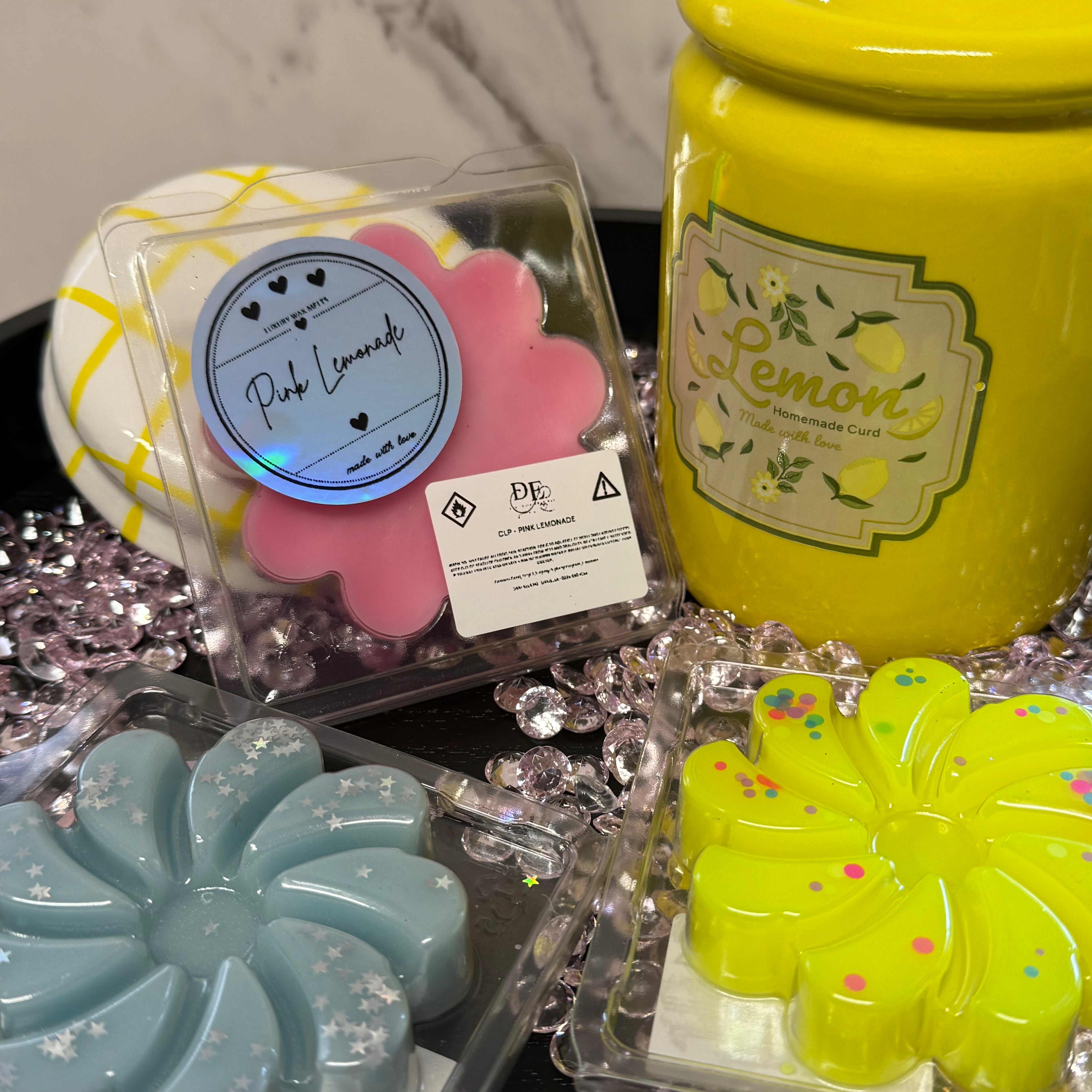 Flower Swirl Luxury Wax Melt Snaps