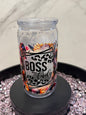 16oz Libby Plastic Cold Cup with Straw