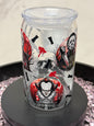 16oz Libby Plastic Cold Cup with Straw