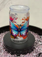 16oz Libby Plastic Cold Cup with Straw