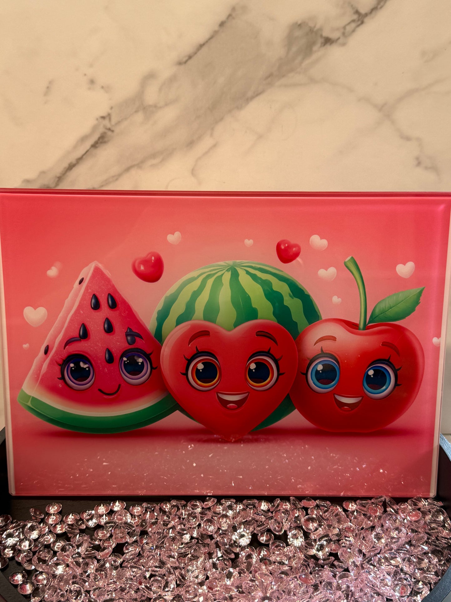 8X11 Glass Chopping Board - Plain Finish