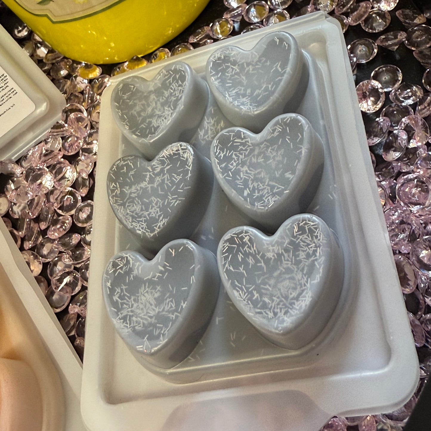 DUBAI COLLECTION - 6 Heart Luxury Wax Melt Slab Clamshells