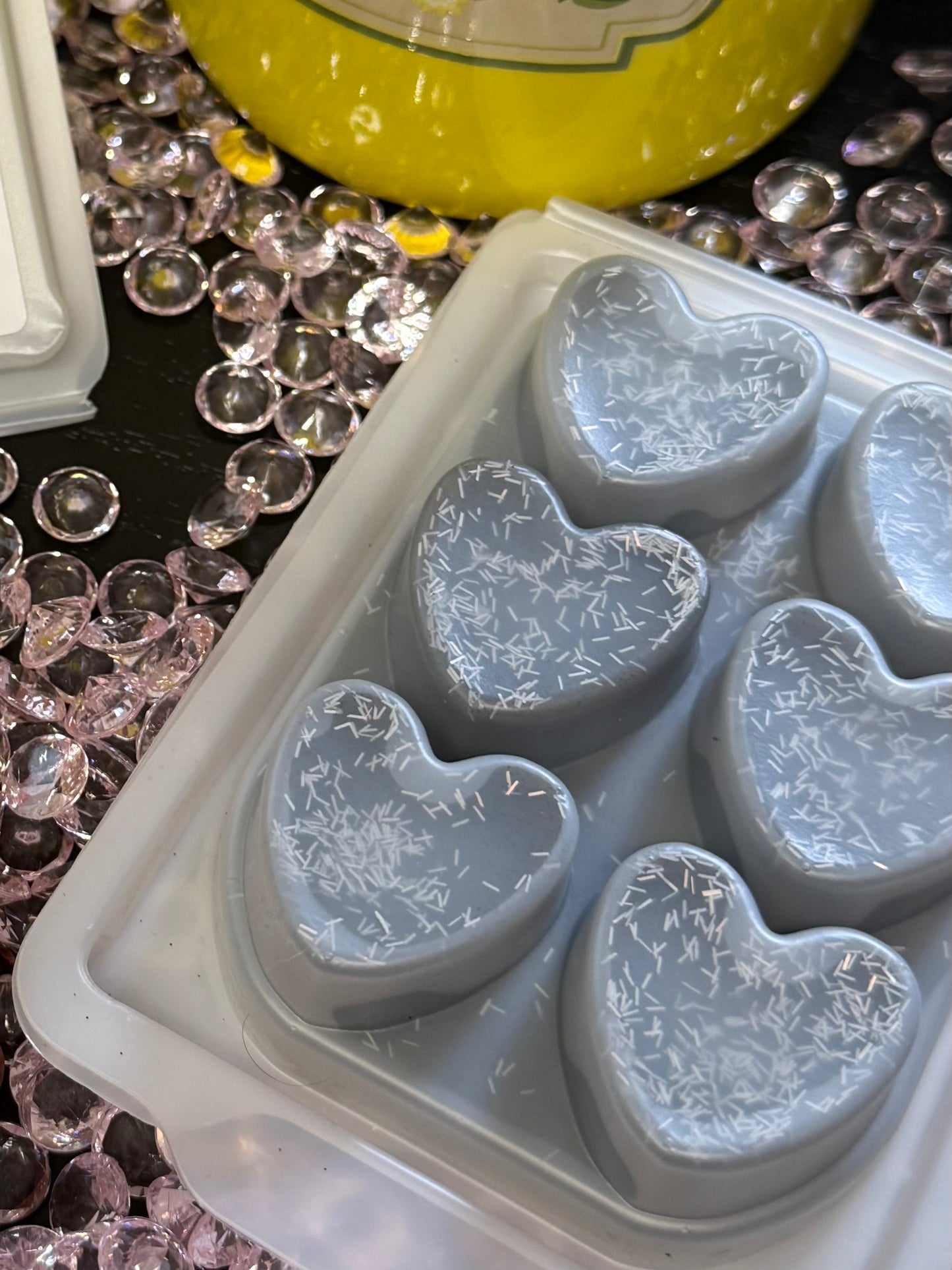 DUBAI COLLECTION - 6 Heart Luxury Wax Melt Slab Clamshells