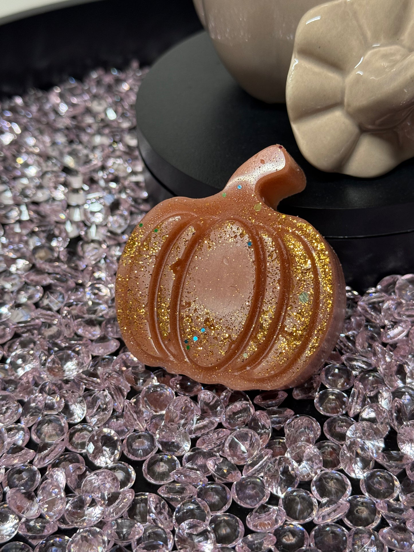 Halloween - Spooky Large Pumpkin Block  Wax Melts - Halloween Inspired Fragrances