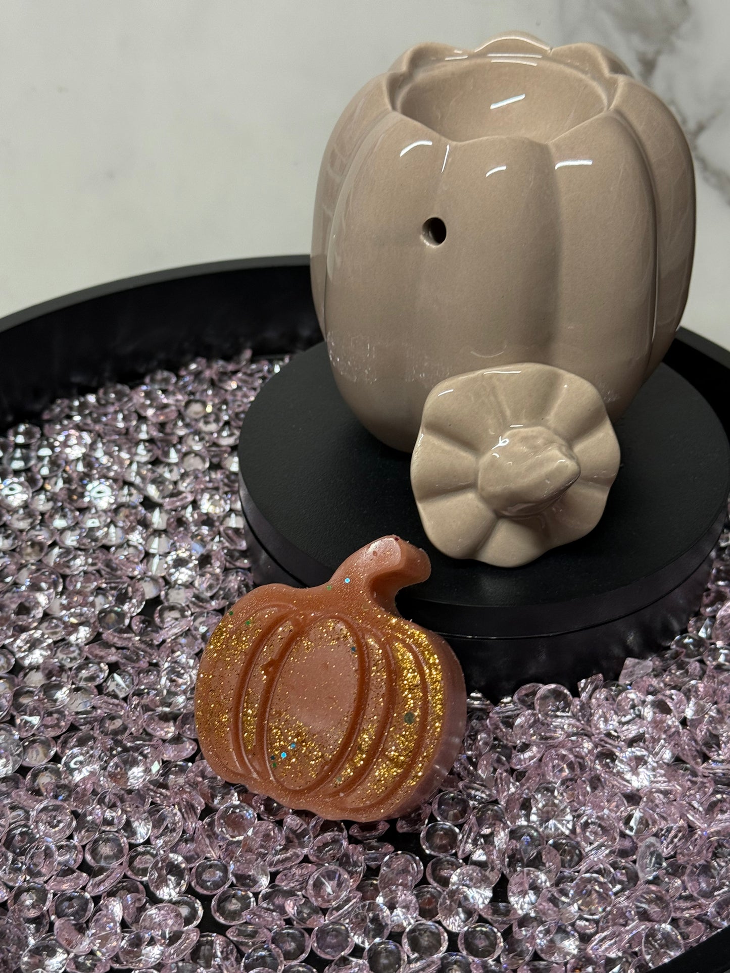 Halloween - Spooky Large Pumpkin Block  Wax Melts - Halloween Inspired Fragrances