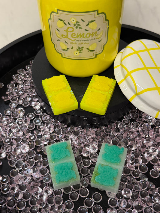 Lemon Sherbet & Lime Sherbet - Mini Highland Cow Luxury Wax Melt Snaps