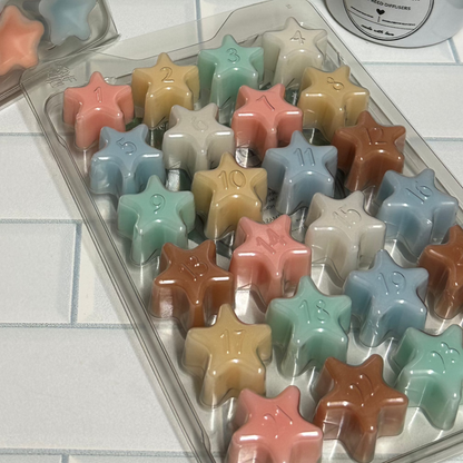 Christmas 24 Day Advent - Luxury Wax Mel Star Advent Calendar