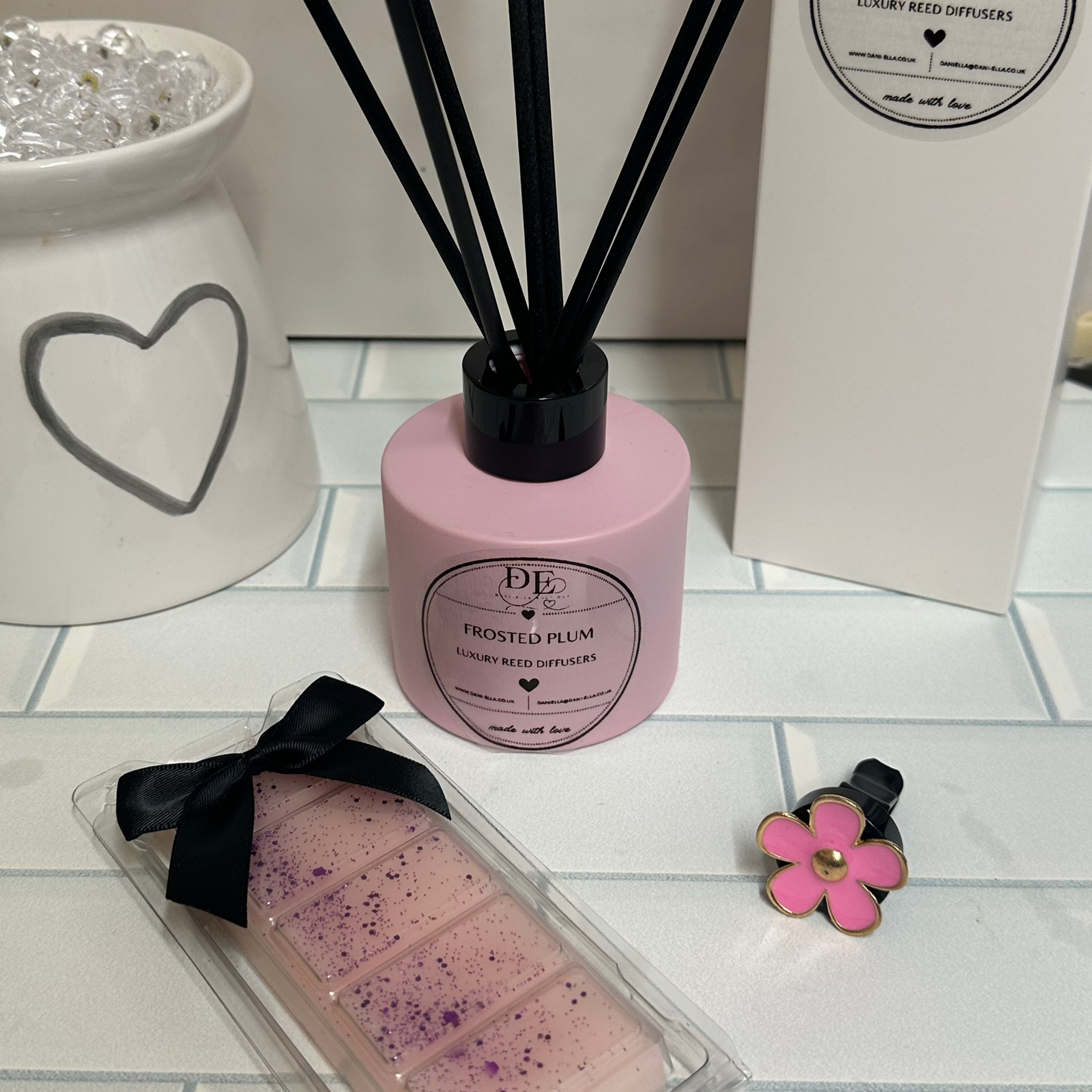 Luxe Diffuser & Wax Bundle - Frosted Plum – Love Coco by Dani-Ella Boutique